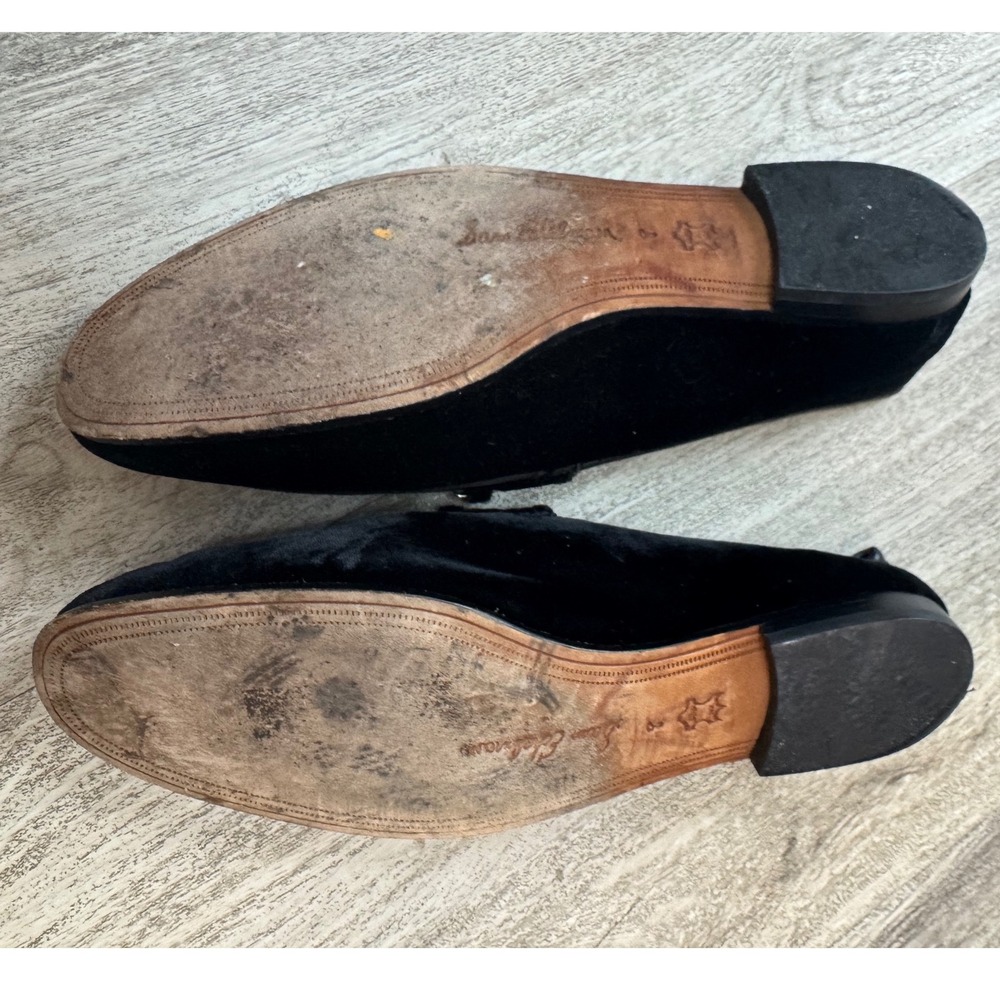 Sam Edelman Lior Loafers in black velvet Women's Size 8 - Picture 3 of 4